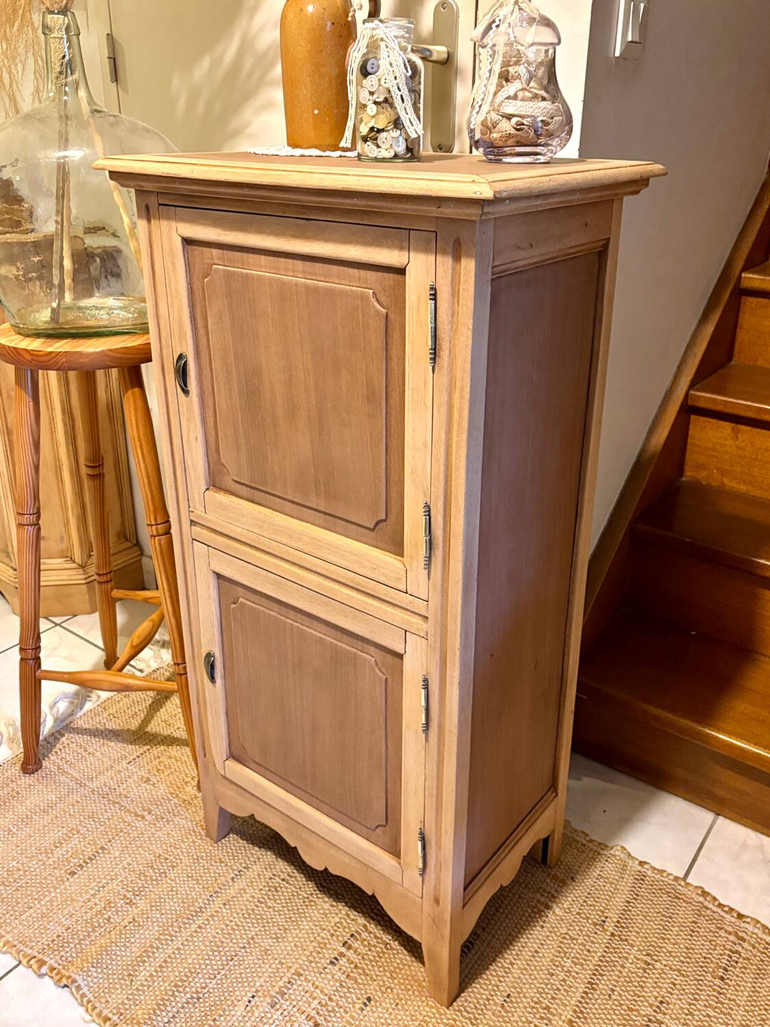 Small wooden wardrobe