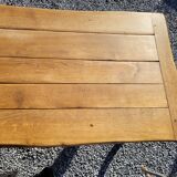 Farmhouse table in old solid oak