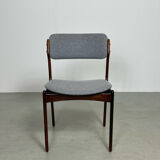 Danish mid-century palisander dining chair model 49 by erik buch for o.d. mobler, 1960s
