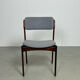 4 chaises de salle à manger danoise du milieu du siècle modèle 49 par Erik Buch pour O.D. Mobler, années 1960