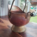 Copper coal bucket copper vase