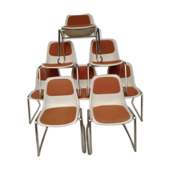 Lot chaises Space age