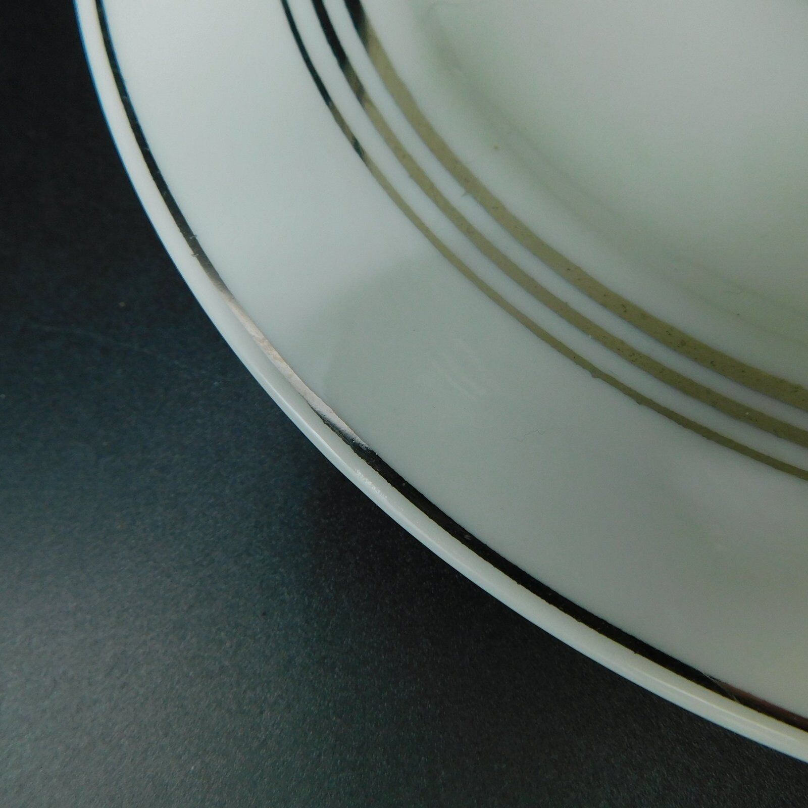 Saucière Charles Ahrenfeldt art deco - white and silver