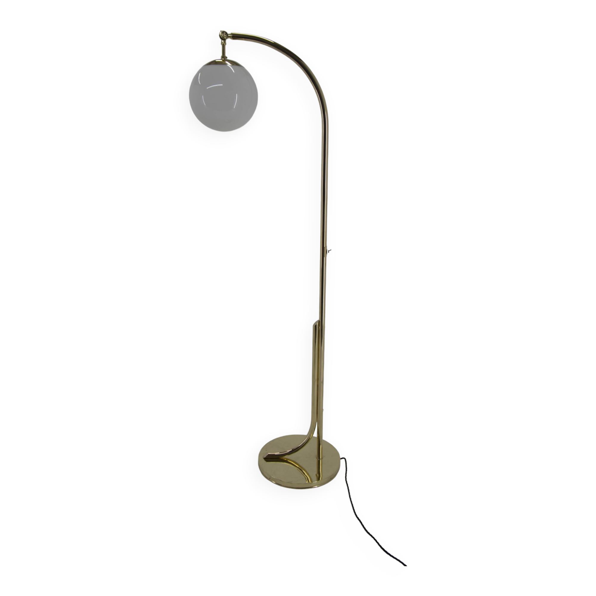 Art deco brass floor lamp, 1930
