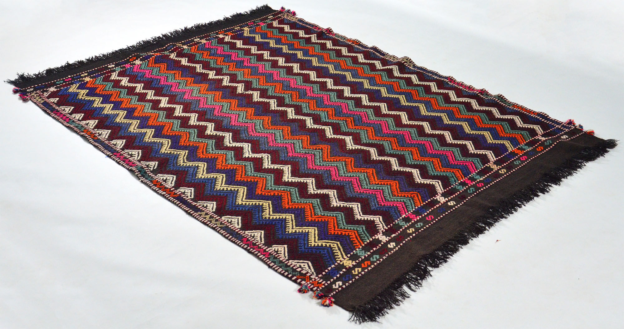 Anatolian handmade kilim rug 211 cm x 154 cm
