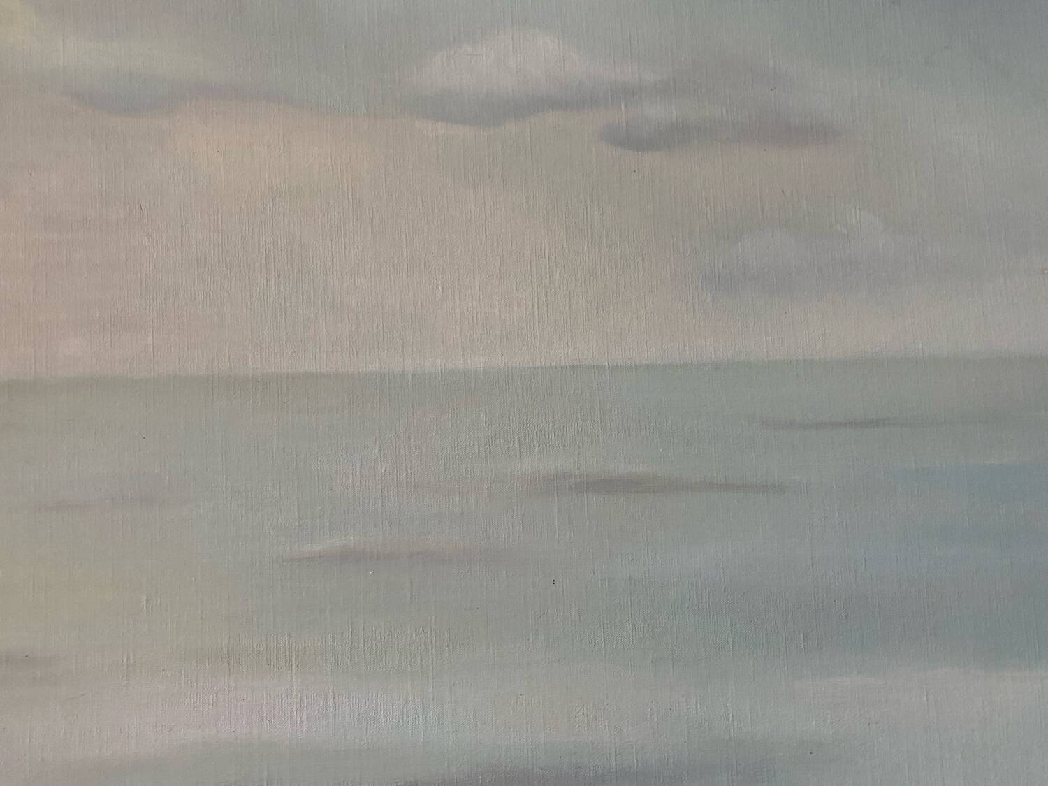 Paysage de la mer signé