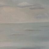 Signed sea landscape