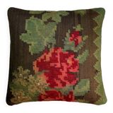 Vintage Turkish Kilim Cushion Cover , 40 x 40 cm