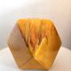 Ceramic vase shape geometric design 70s