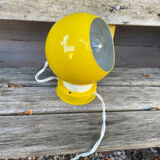 Magnetic wall lamp enamel yellow abo 1960
