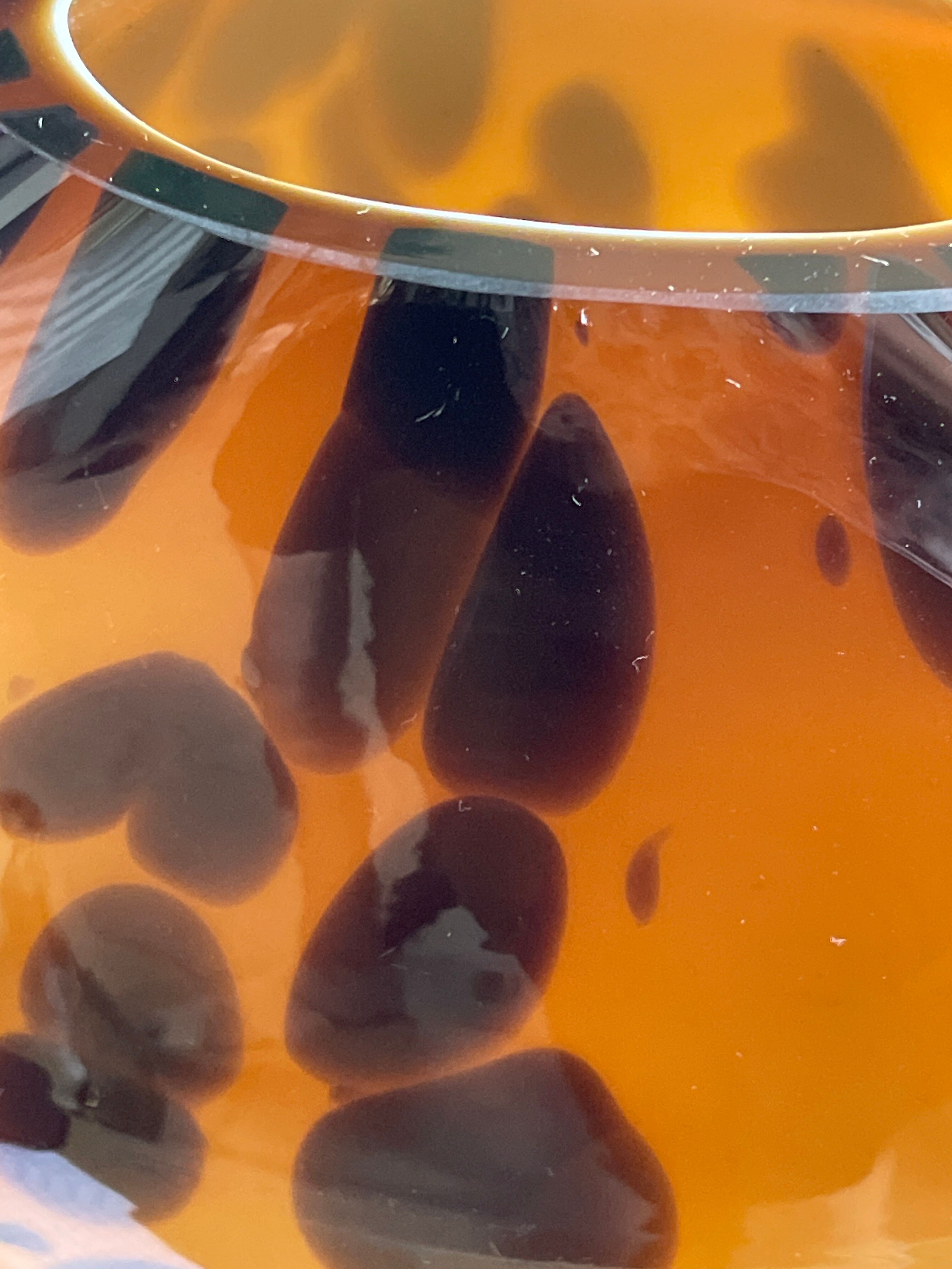 Vase tortoiseshell 80s