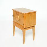 Ash bedside table carved around 1940