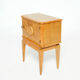 Ash bedside table carved around 1940