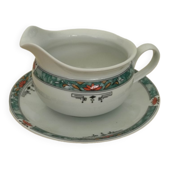 Milk jug with saucer