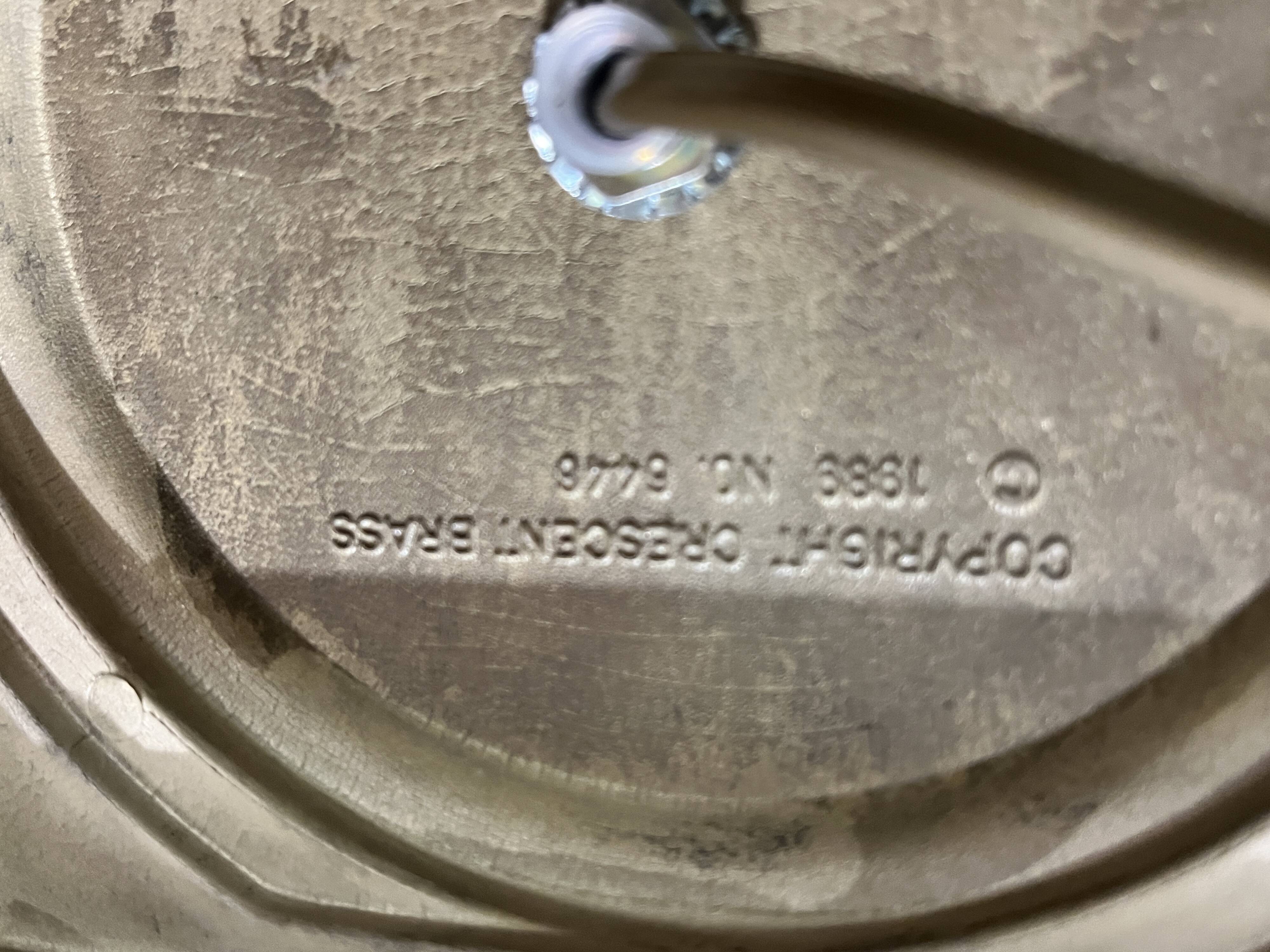 Important English porcelain lamp signed Drimmer 1989