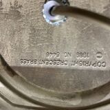 Important English porcelain lamp signed Drimmer 1989