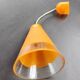 Orange glass pendant