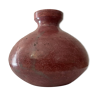 Jean-Pierre Gasnier coral colored ceramic vase Port-de-Bouc around 1970 France