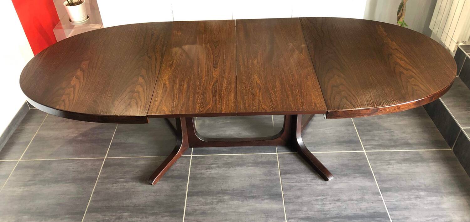 Vintage Baumann extendable table 1970s