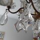 Lustre cage Cristal