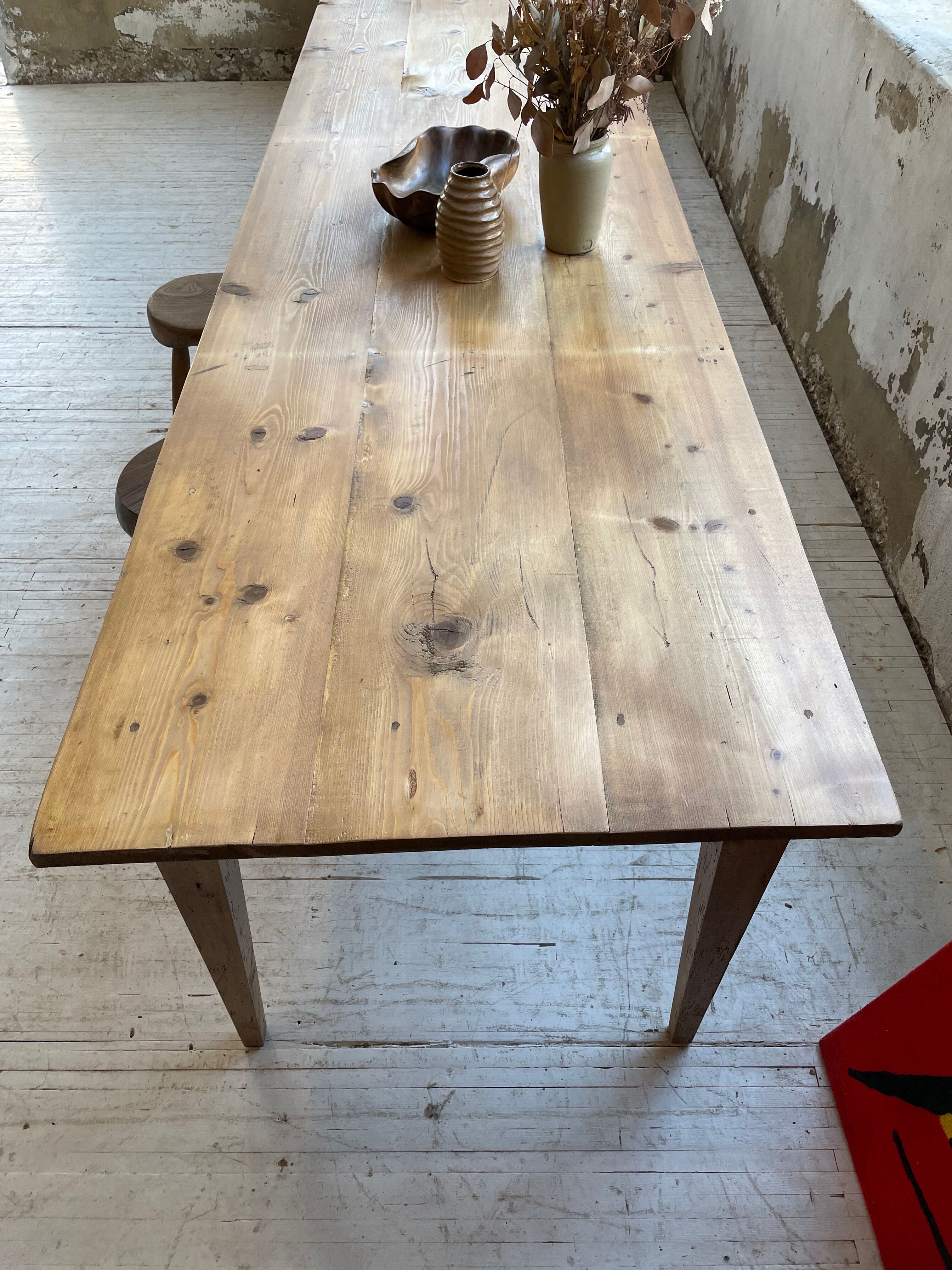 Farmhouse table beech pine XL 4m
