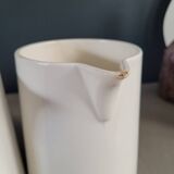 Pair of Digoin porcelain pitchers