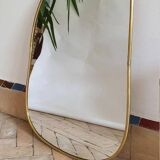 Handcrafted copper mirror