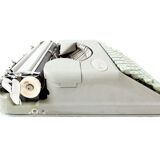 Hermes Baby Rocket green lime typewriter revised new ribbon