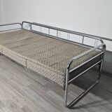 Bauhaus Chrome Sofa by Robert Slezak for Slezak Factories, 1930s