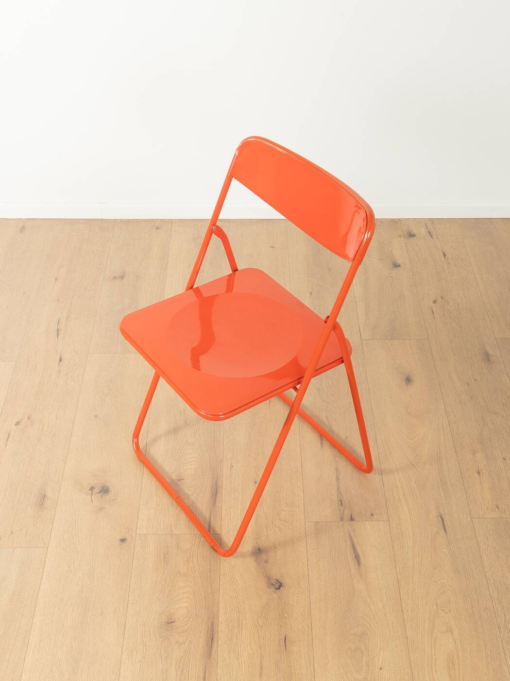 Timeless TED folding chairs by Niels Gammelgaard for IKEA from the 1970s in red (set of 4)