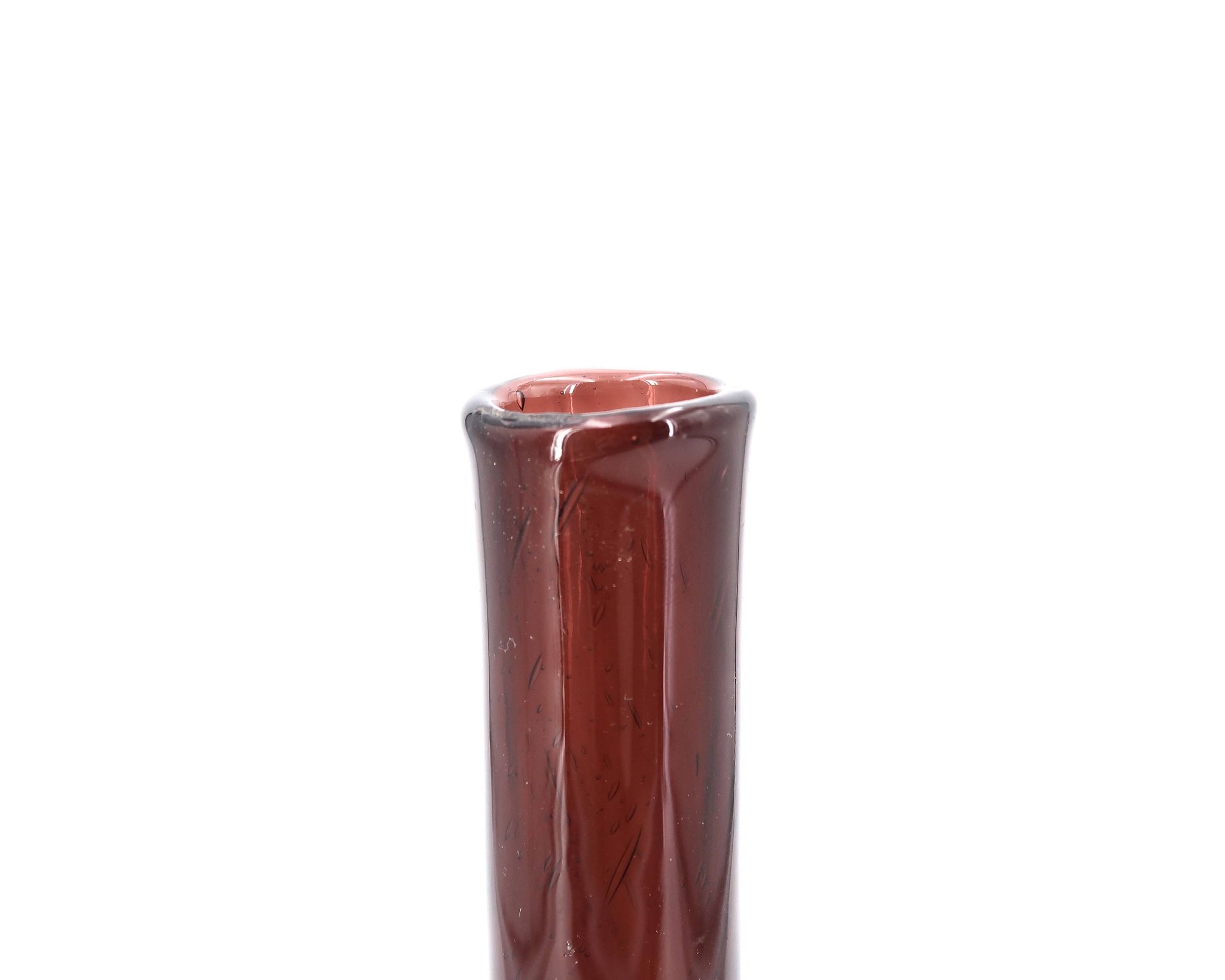 Bubble glass vase from Biot, wine glass, 1970s