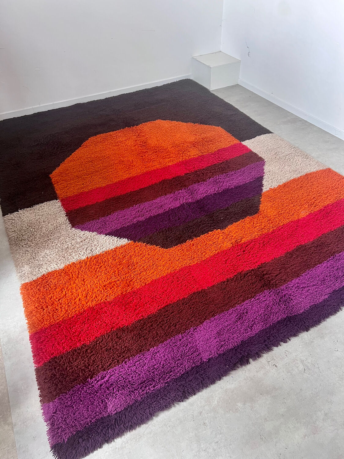 XXL DESSO carpet vintage pop art color from the 70s Scandinavian design Holland
