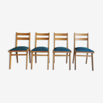 Series of 4 chairs 50s