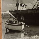 Photo of a boat in Roscoff, 1950s