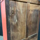 Armoire vitrée terracotta