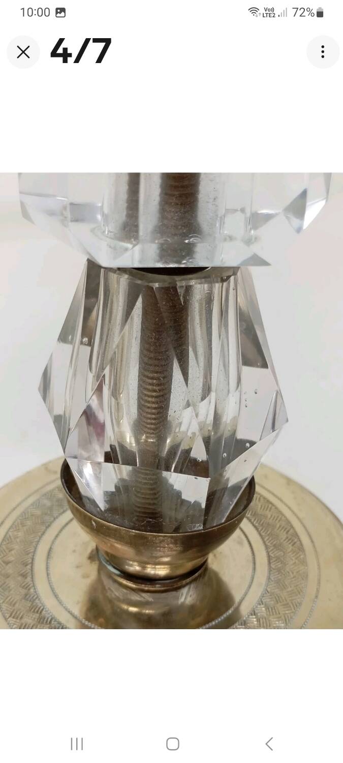 Two bedside lamp bases