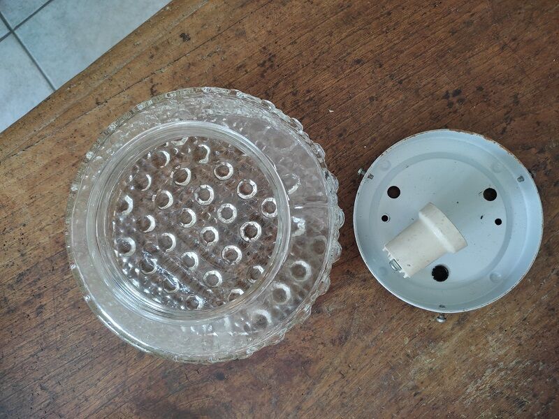 Ceiling lamp original wall lamp molded glass globe