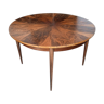 Table ronde scandinave ep 1960/70 palissandre de Rio