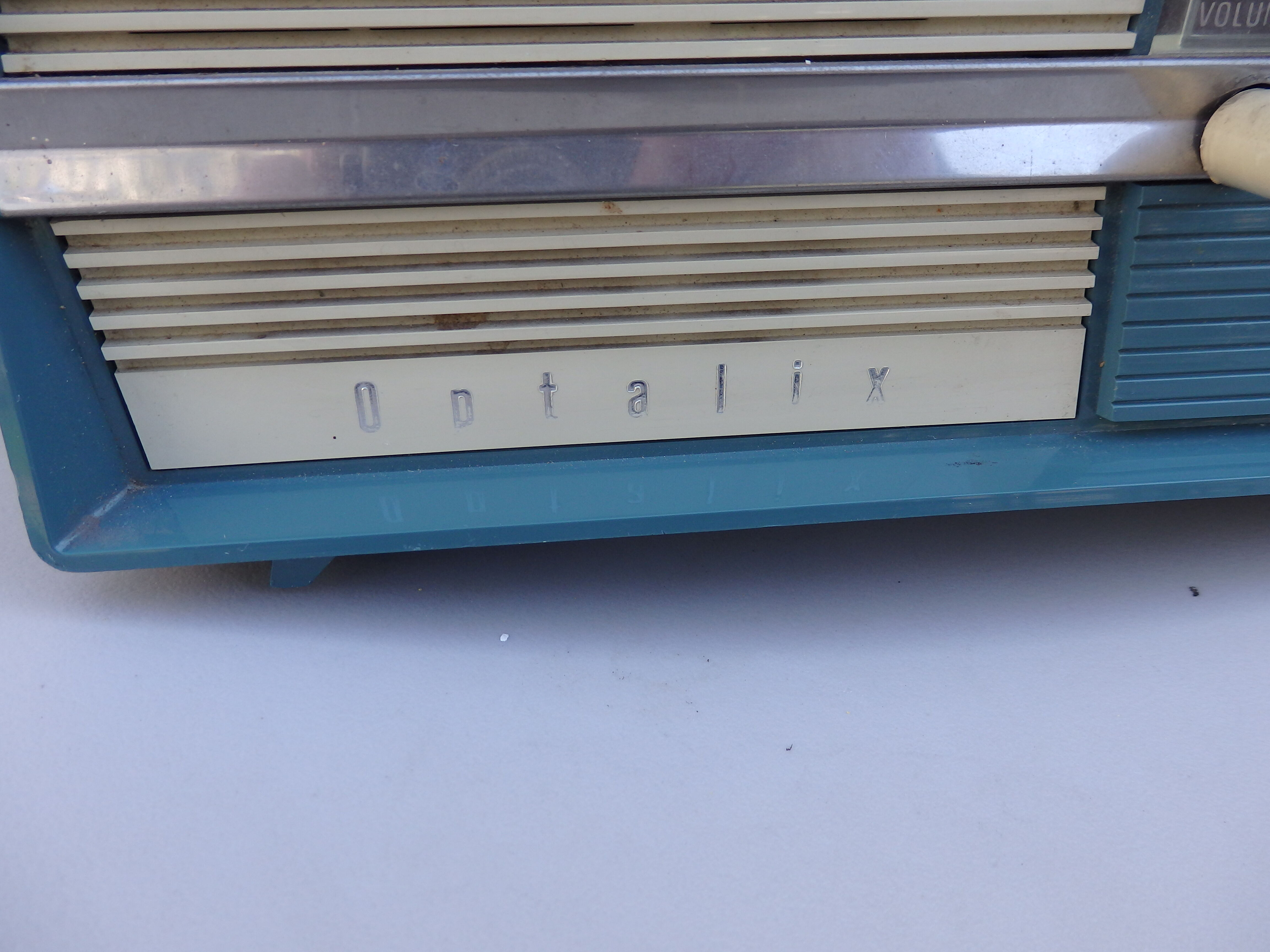 Vintage radio station year 60 tsf Optalix