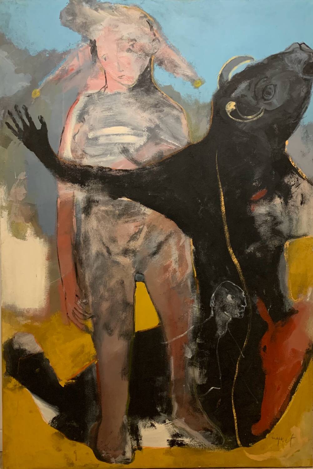Oil on canvas by Francky Criquet