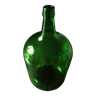 Green glass cylinder demijohn