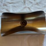 Vintage wall lamp in brushed stainless steel 70