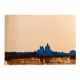 Signed watercolour painting in two colours "Twilight over Venice"
