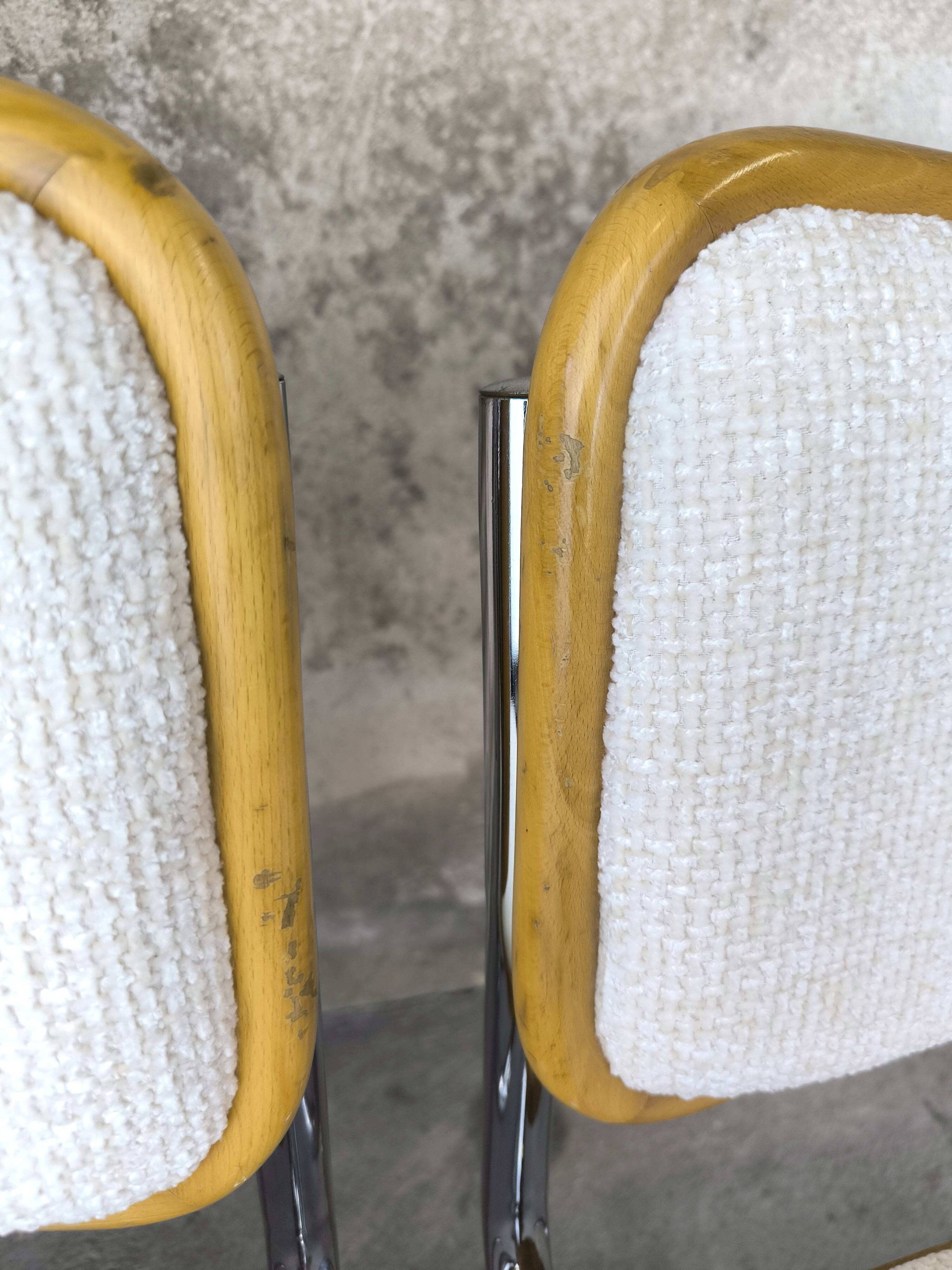 Vintage Breuer Cesca chair pair
