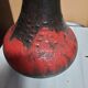 Painted glass vase