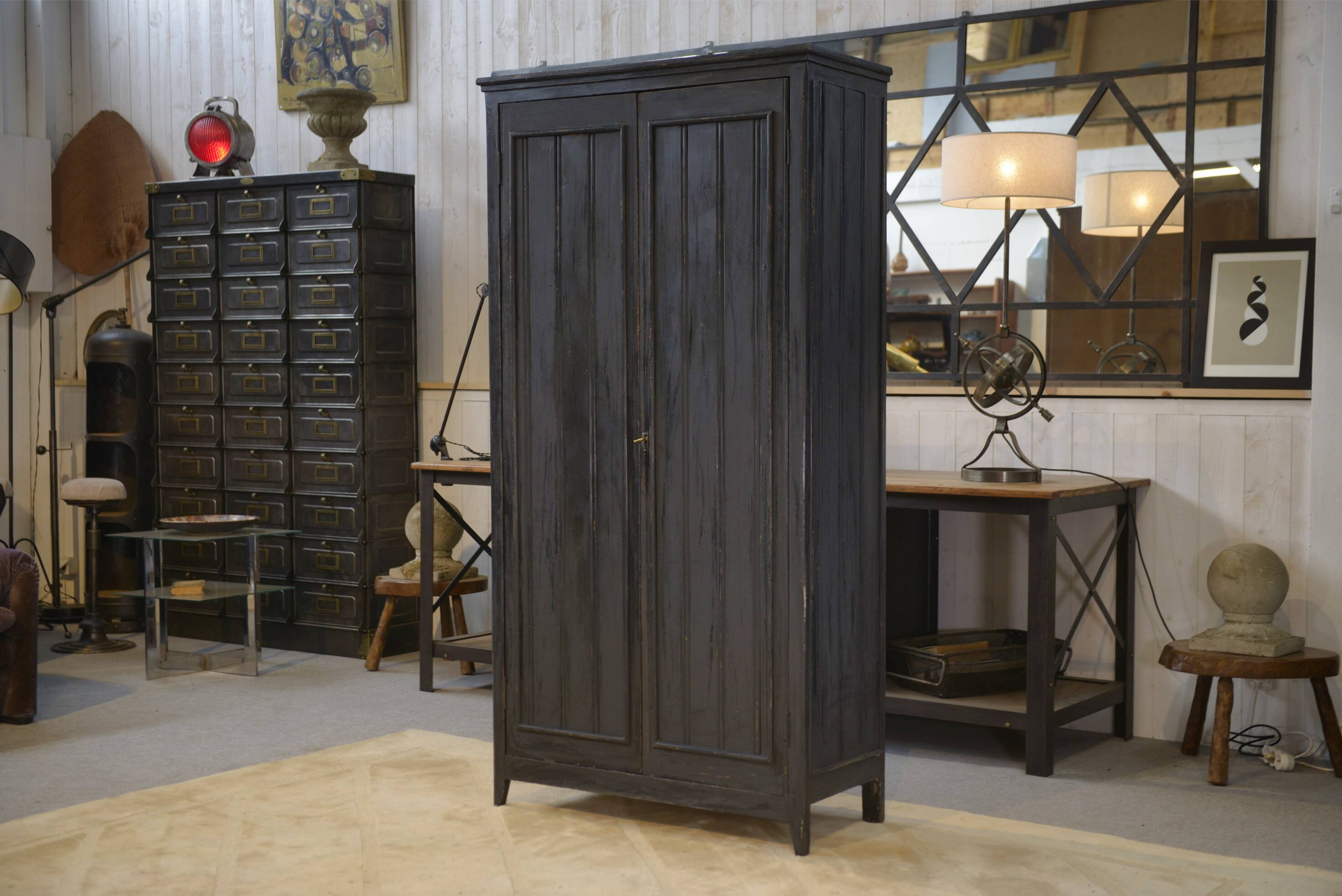 Distressed wardrobe from the 1950s.
