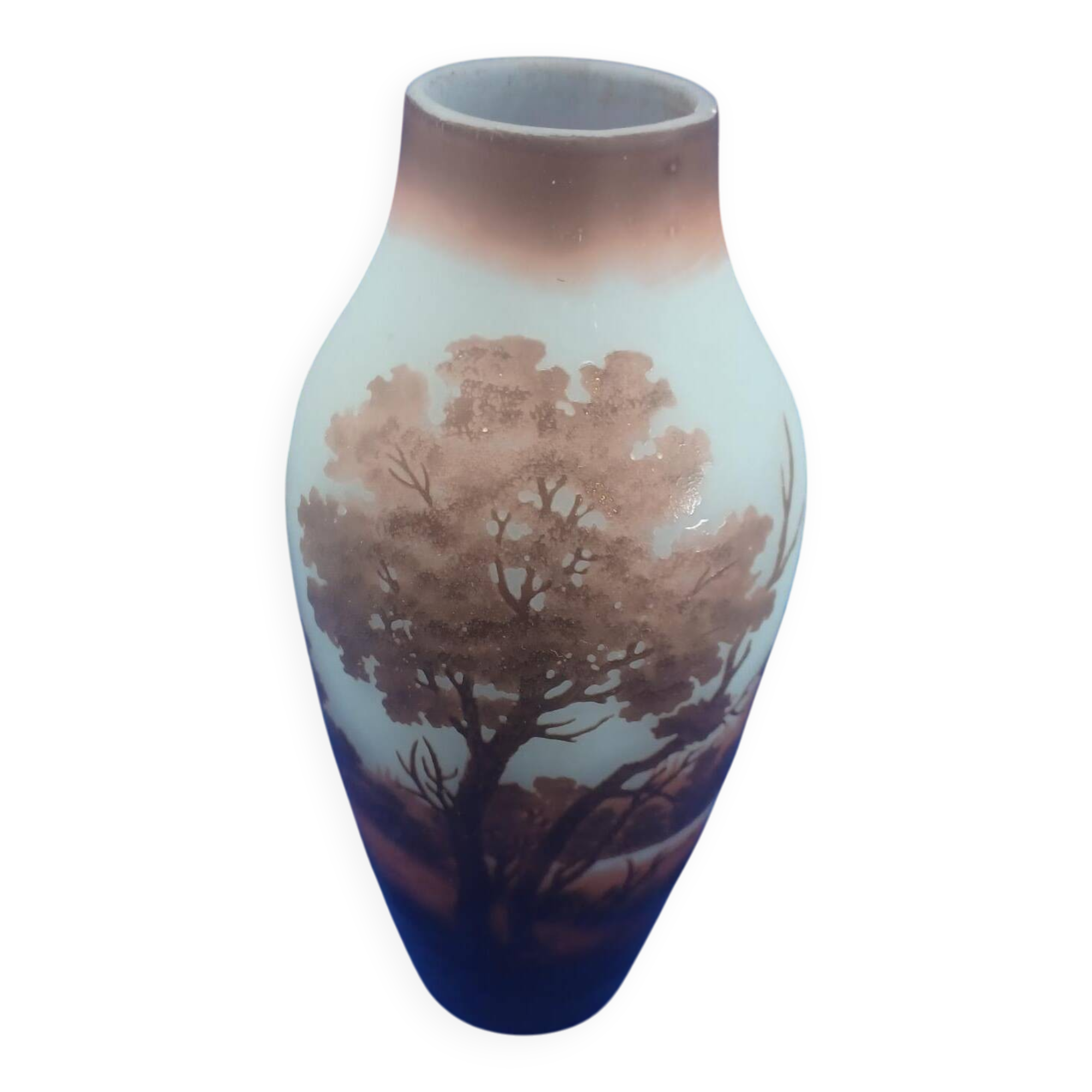 Glass paste vase