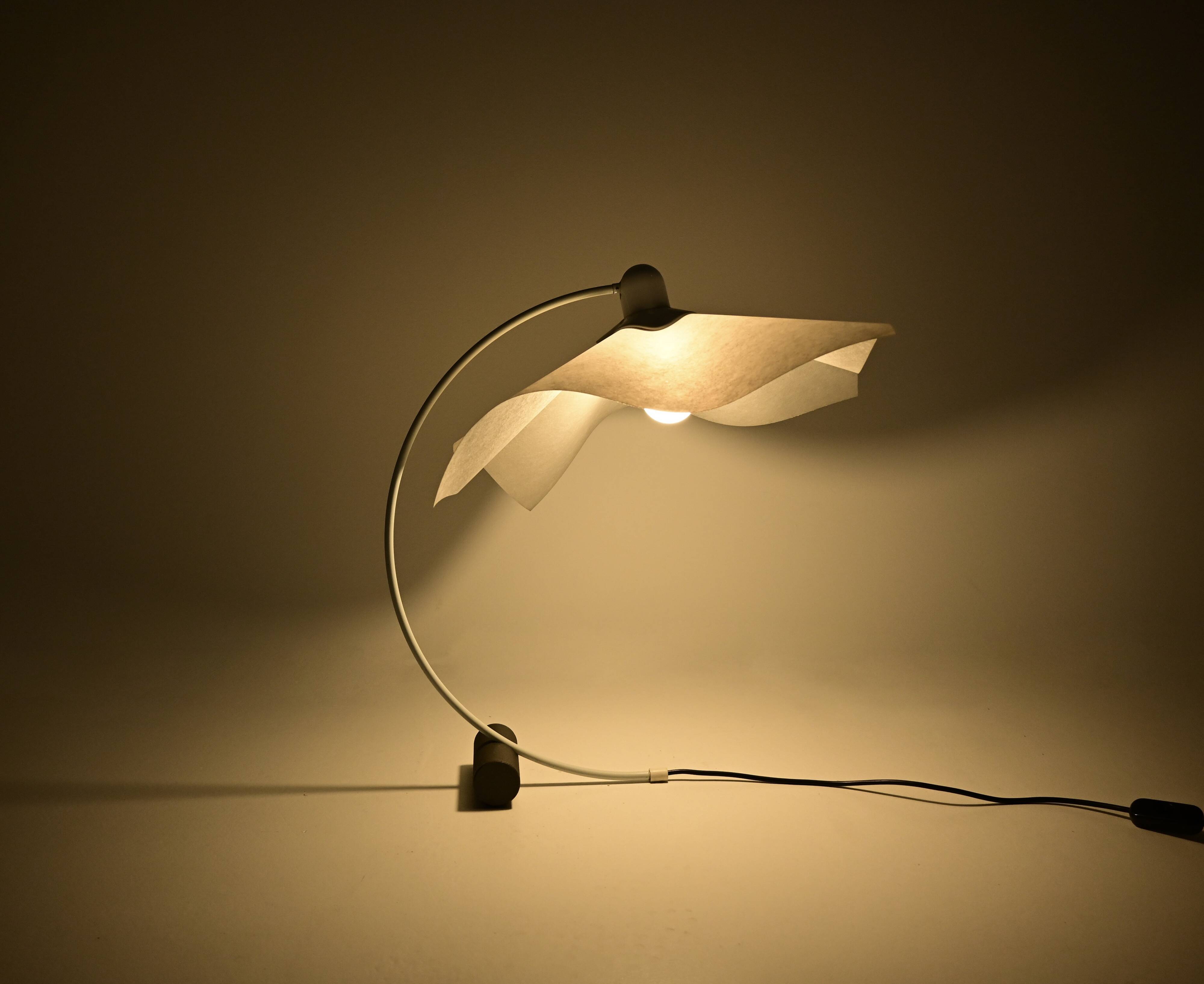 "Area Curvea" table lamp by Mario Bellini for Artemide, 1970s