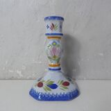 Henriot Quimper earthenware candlestick
