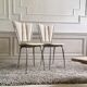 Restored vintage "petal" chairs